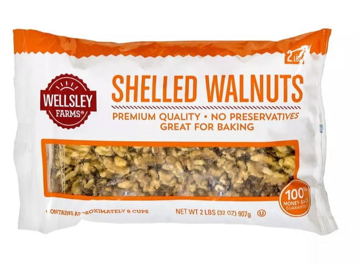 Wellsley Farms Shelled Walnuts, 32 oz.