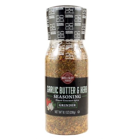 Wellsley Farms Smoky Buttery Garlic and Herb Grinder, 8.1 oz.