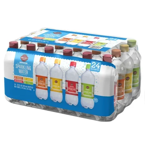 Wellsley Farms Sparkling Water Variety Pack, 20 fl oz Bottles (24 Pack)