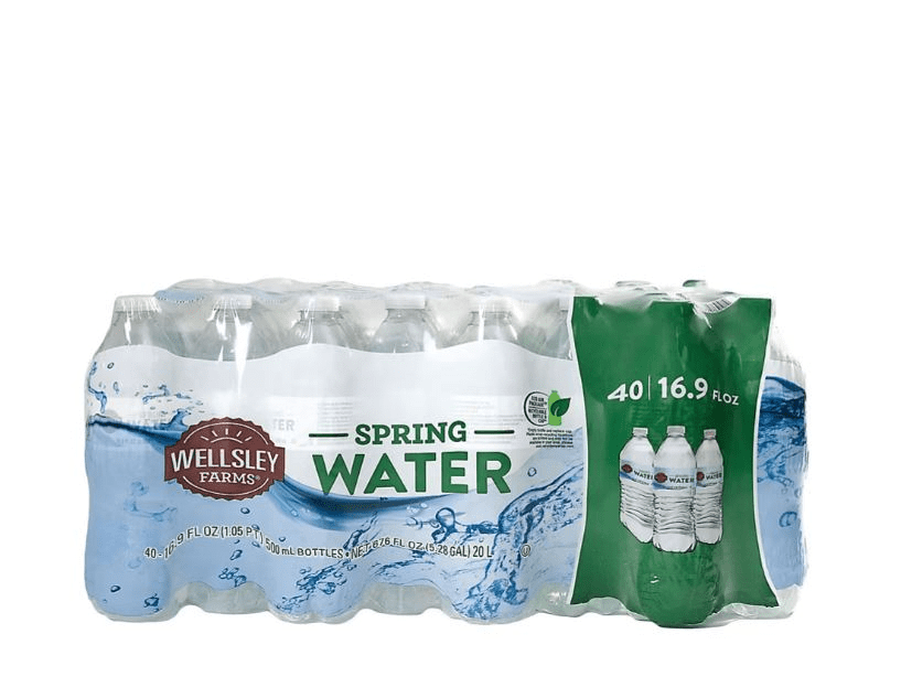 Wellsley Farms Spring Water, Bottles, 40 pk./16.9 fl. oz.