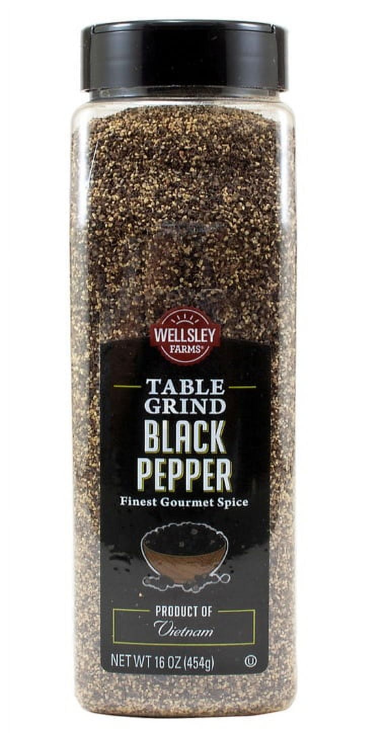 Wellsley Farms Table Grind Pepper, 16 oz.