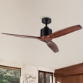 thumbnail image 1 of Wellspeed 52 in. Modern Farmhouse Indoor Ceiling Fan with 3 Solid Wood Blades, Without Light, 1 of 15