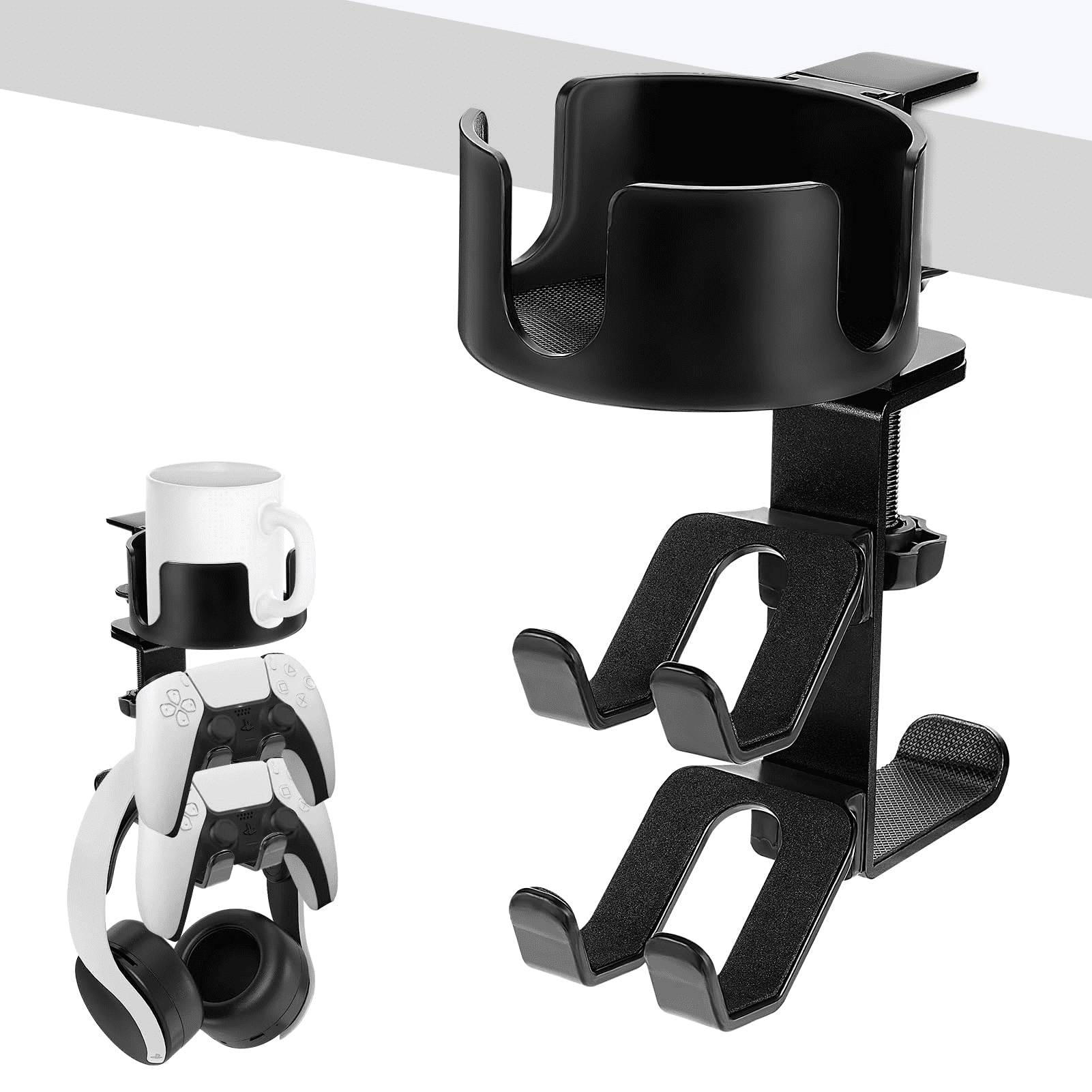 Welltop 4 in 1 Controller Holder w/ Headphone Hanger & Desk
