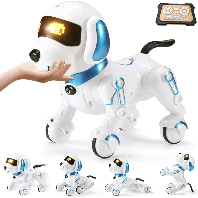 Welltop Interactive Robotic Dog Toy, Voice Controlled, Dancing