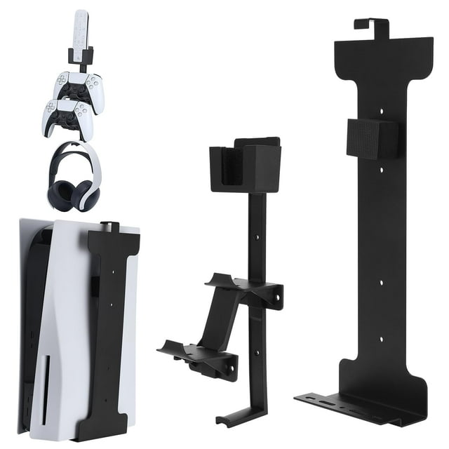 Welltop Sturdy Steel PS5 Wall Mount, Wall Mount Holder for PlayStation