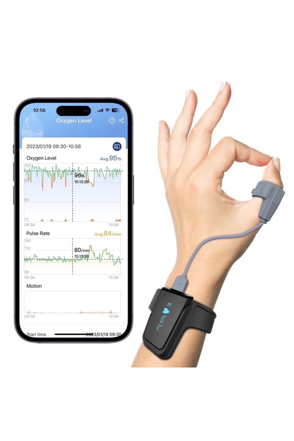 Wearpulse Continuous Sport Wristband - Track Heart Rate & Pulse Strength for Fitness & Wellness