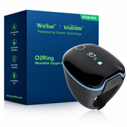 Open Box Wellue O2Ring Oxygen Monitor, Wearable Sleep Pulse Oximeter, Vibration Reminder