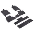 thumbnail image 1 of Wellvisors 3D All Weather Floor Liner Lite Black For Cadillac Escalade 2015-2019 Rubber Floormats, 1 of 10