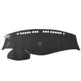 thumbnail image 1 of Wellvisors Black Suede Dash Mat Dashboard Cover Compatible With Nissan 2015-2024 Murano 3-777NS002, 1 of 4