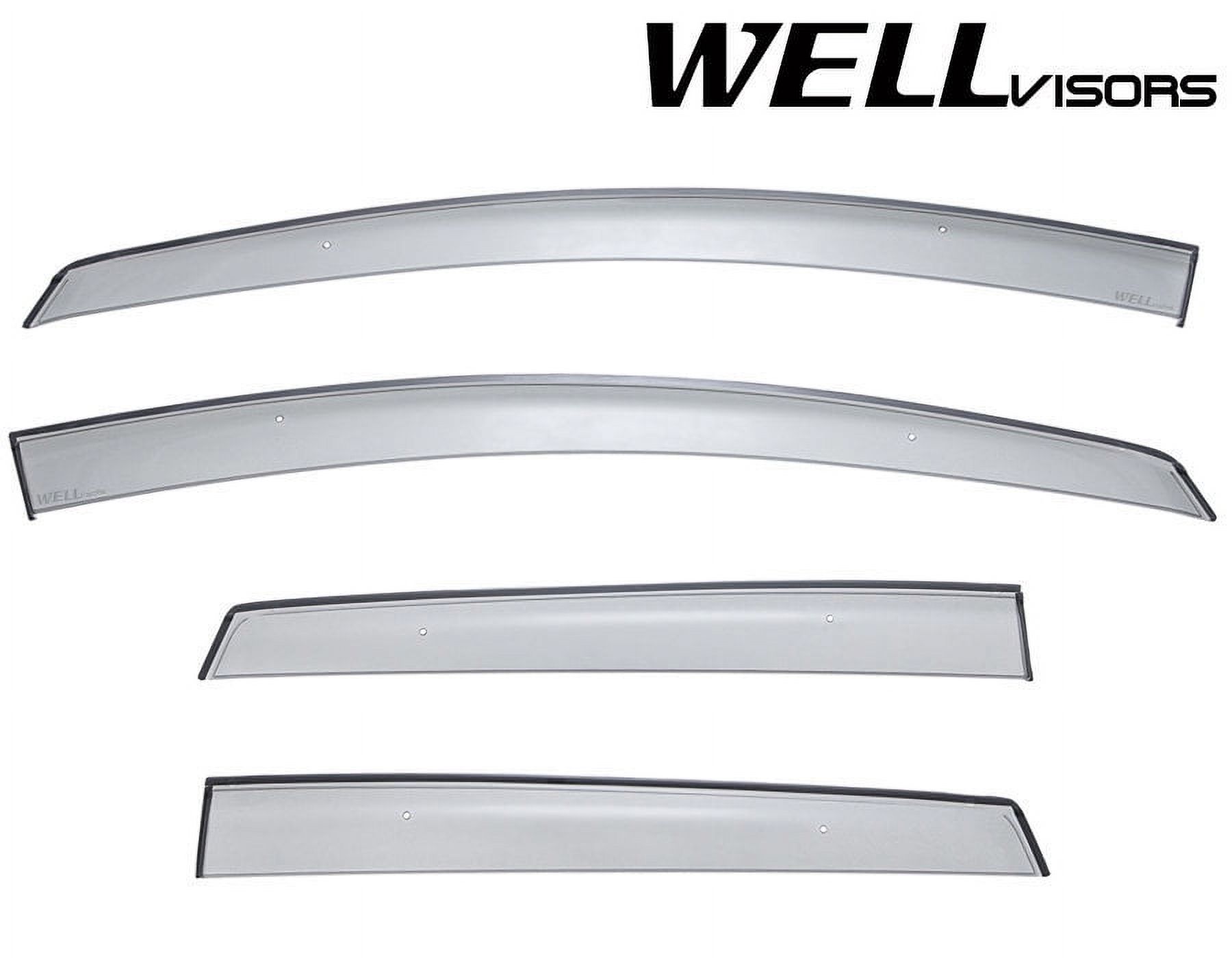 Wellvisors Side Window Visors Deflectors, Wind & Sun Vent Accessories ...