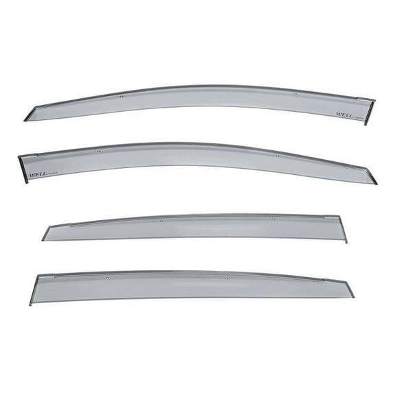 Wellvisors Side Window Visors Deflectors Rain Guards Premiums Series for 2017-2023 Subaru Impreza Hatchback 3-847SU016