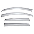 thumbnail image 1 of Wellvisors Side Window Visors Deflectors Rain Guards With Chrome Trim for 2008-2015 Infiniti EX35 3-847IN004, 1 of 12