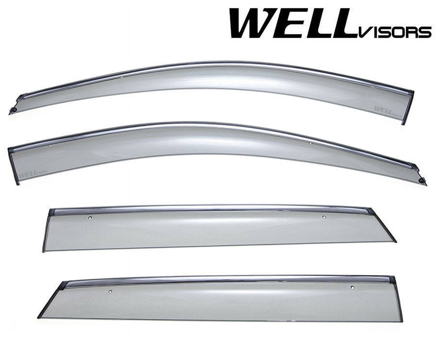 WellVisors Side Window Wind Deflector Visors - For Hyundai Santa Fe 13 Up 2013 2014 2015 2016 With Chrome Trim A1f91ee3 2902 44e9 8dc0 98ce052de663.f74eb9989b801bad87c1ef2956a3fa2f