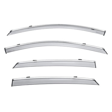 WellVisors Window Visors – 2014-2020 Chevy Impala Sedan – Smoke Tint Side Deflectors