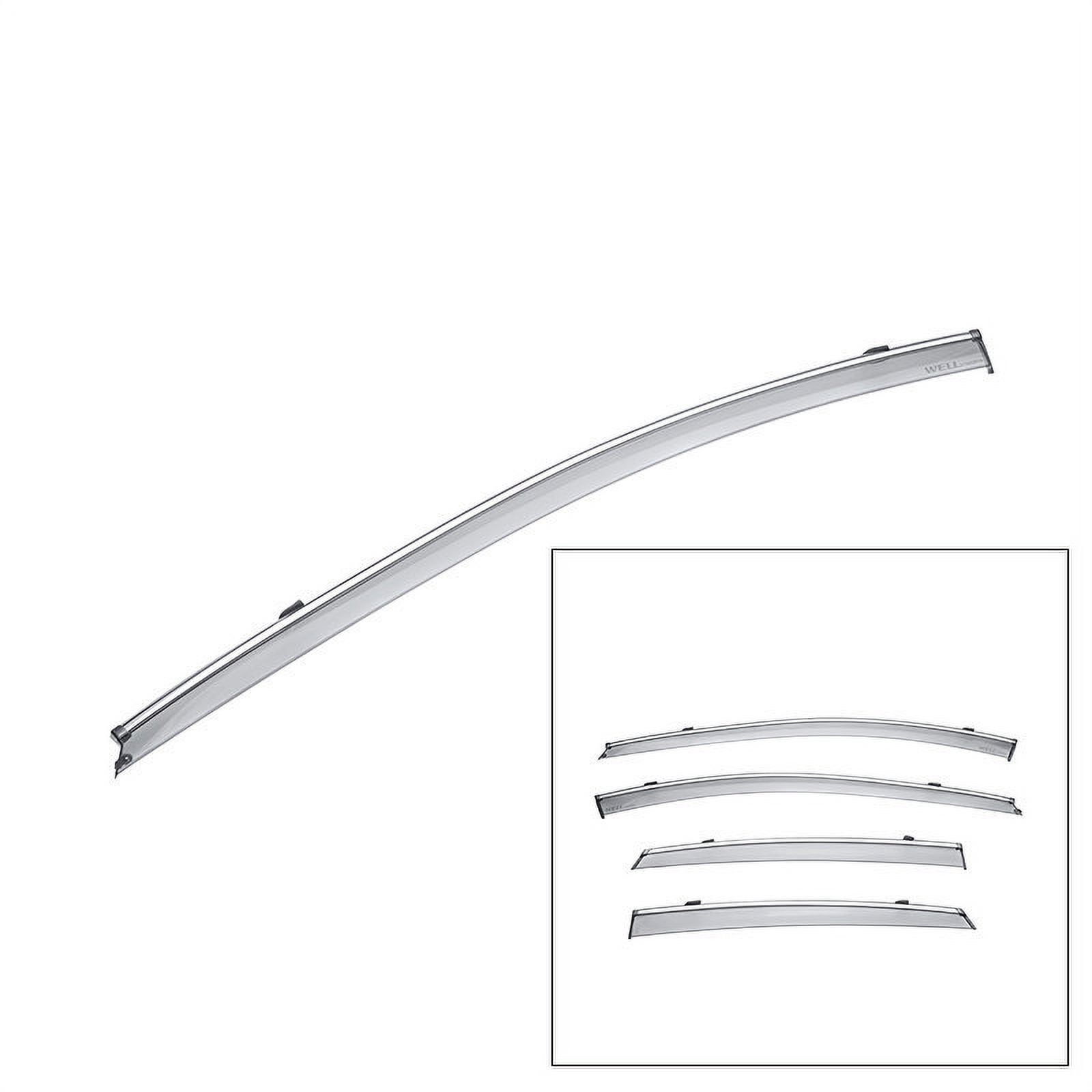 Lacrosse Rear Window Rattle Wellvisors Side Window Visors Deflectors Rain Guards With Chrome Trim ...