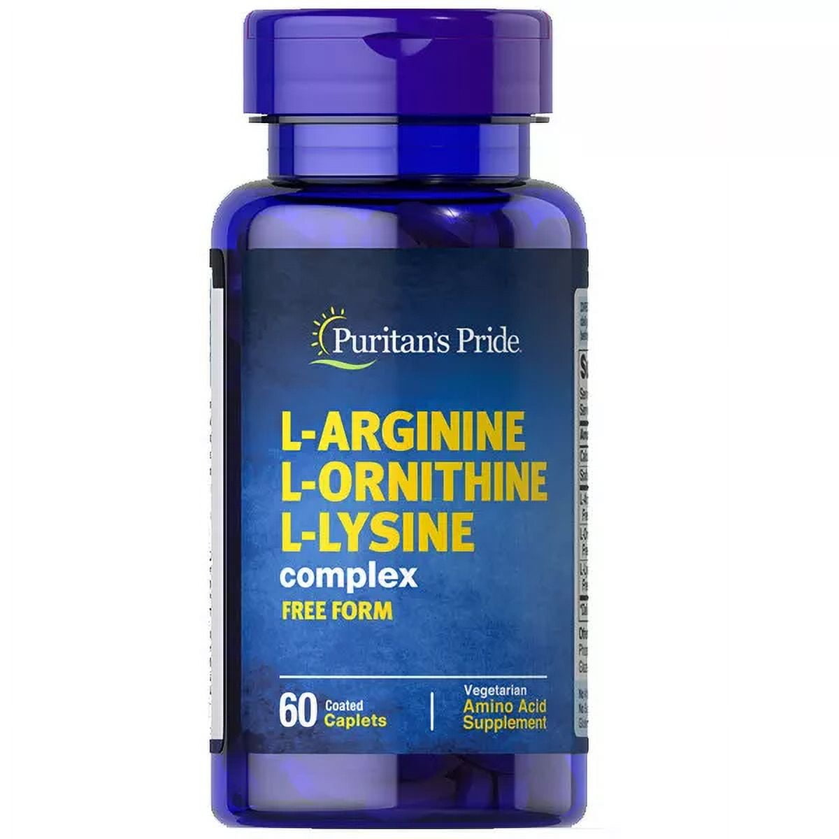 Wellvita L-Arginine L-Ornithine L-Lysine Tri Amino Acids 60 Caps by ...