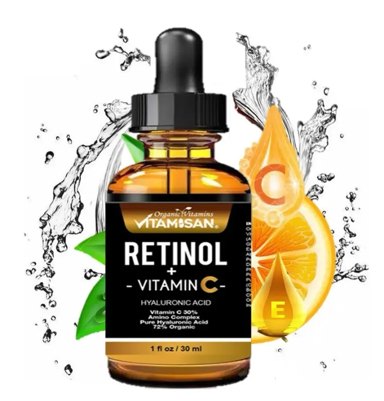 Wellvita VITAMIN C SERUM 30 + E + RETINOL + HYALURONIC ACID (HA