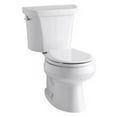 thumbnail image 1 of Wellworth Round-Front Dual Flush Toilet with Class Five Flush System - Finish: White, 1 of 2