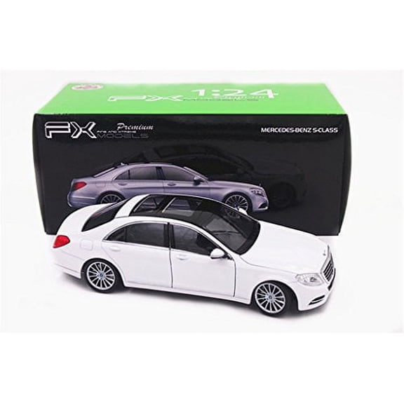Welly 1:24 Mercedes Benz S-Class S600 Diecast Model Car White New in Box