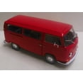 thumbnail image 1 of Welly 1/24 Scale Diecast 1972 Volkswagen Bus T2 in Color Red with Sliding Door, 1 of 2