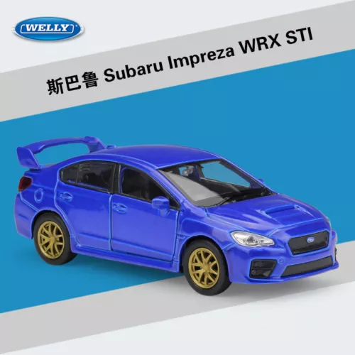 Welly 1:36 Subaru Impreza WRX STI Diecast Pullback Model Car New in Box ...