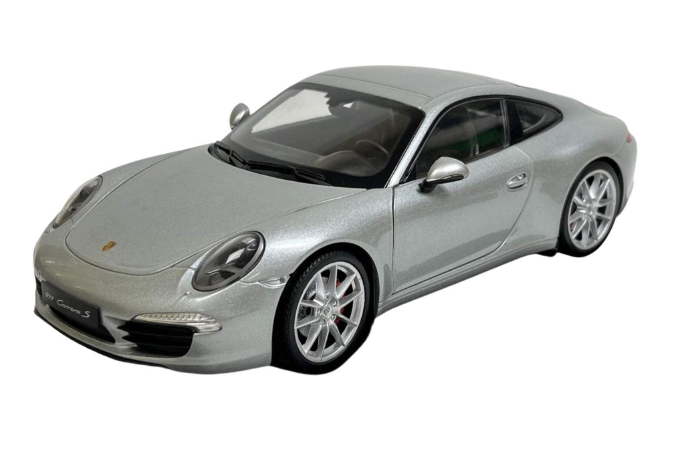 ミニカー Welly Porsche 911 (991) Carrera S 1/18 Welly 2013 Porsche 911 991 Carrera S Coupe Silver 1:18