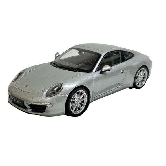 Welly 2013 Porsche 911 991 Carrera S Coupe Silver 1:18