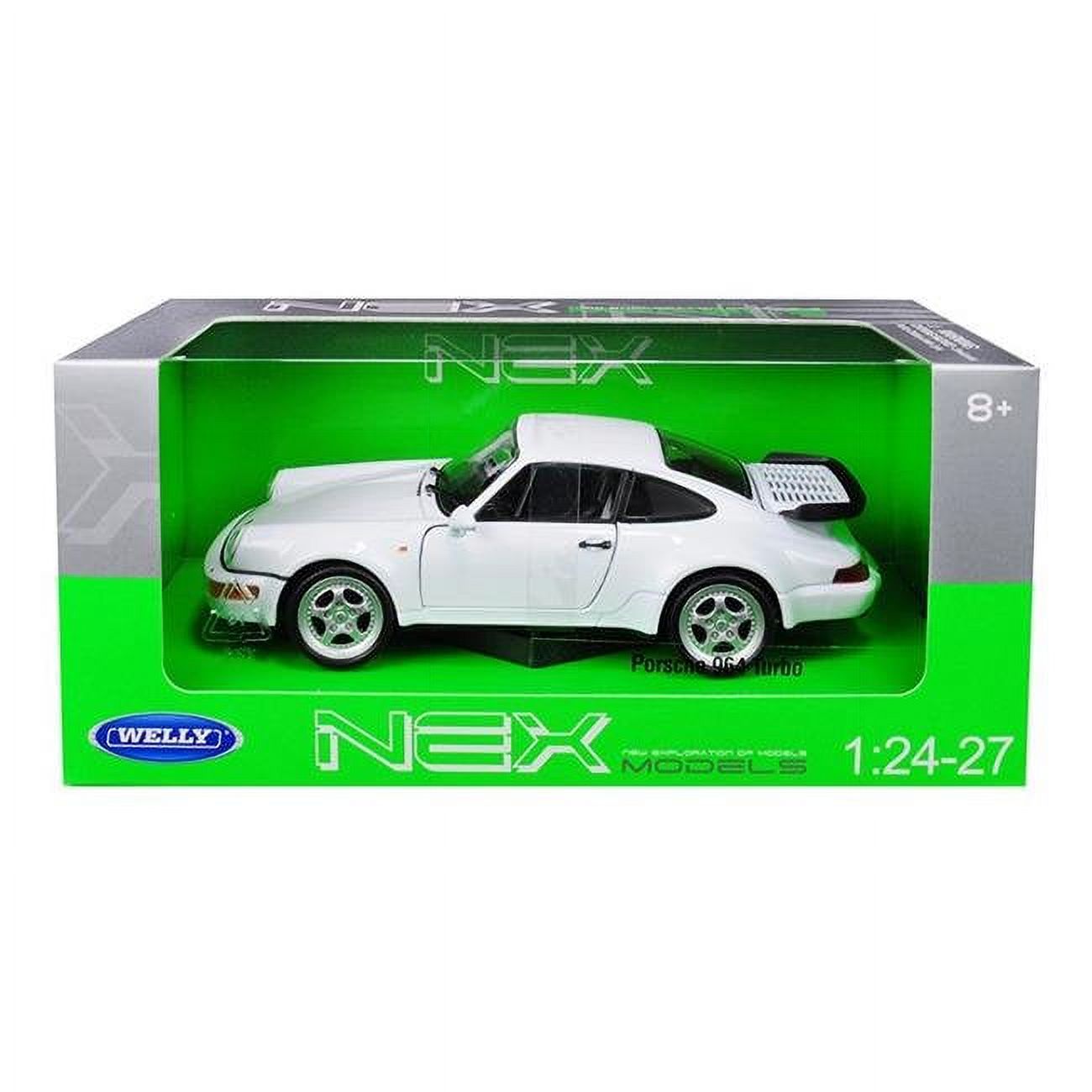 Modellino Auto Welly 1/24 - Porsche 911 (964) Turbo 1990, Metallo, Scala 24