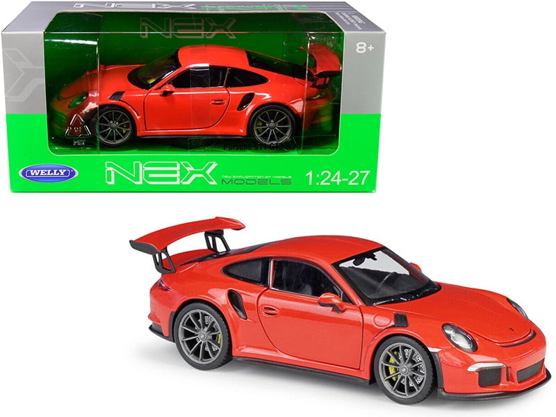 Porsche 911 (997) GT3 Yellow 1/18 Diecast Car Model by Welly