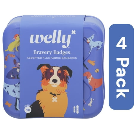 Welly Bandages Doggies 48 Count (Pack Of 4)