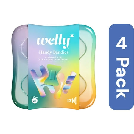 Welly Bandages Northern Lights 24 Count (Pack Of 4)