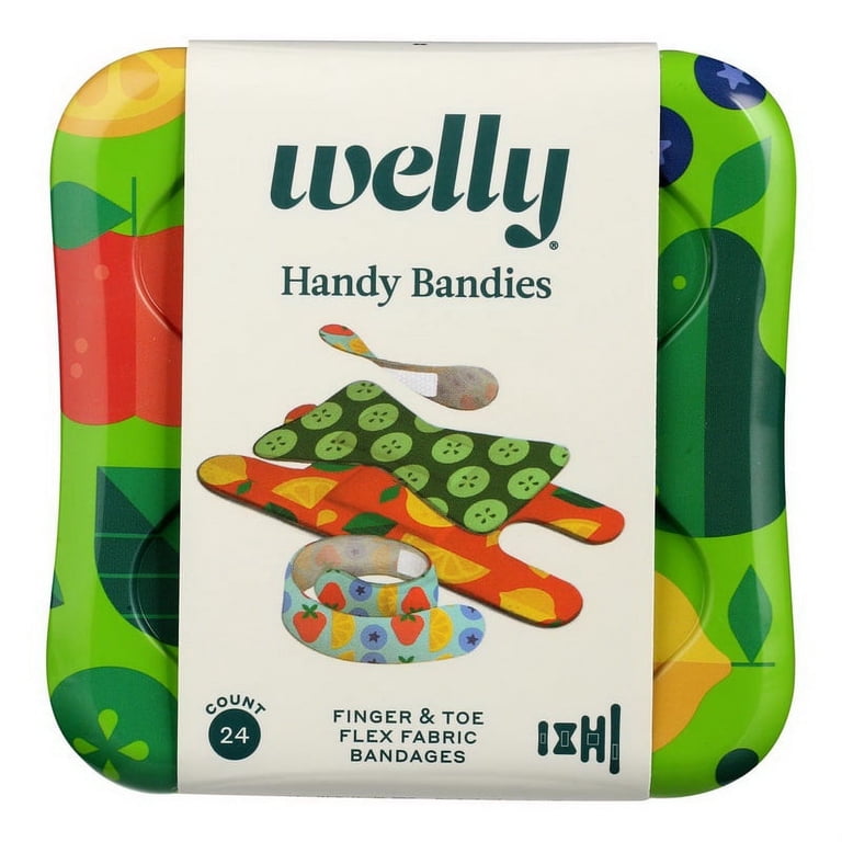 Welly First Aid - Bandages Fruit & Veg - 1 Each -24 Count HSA/FSA