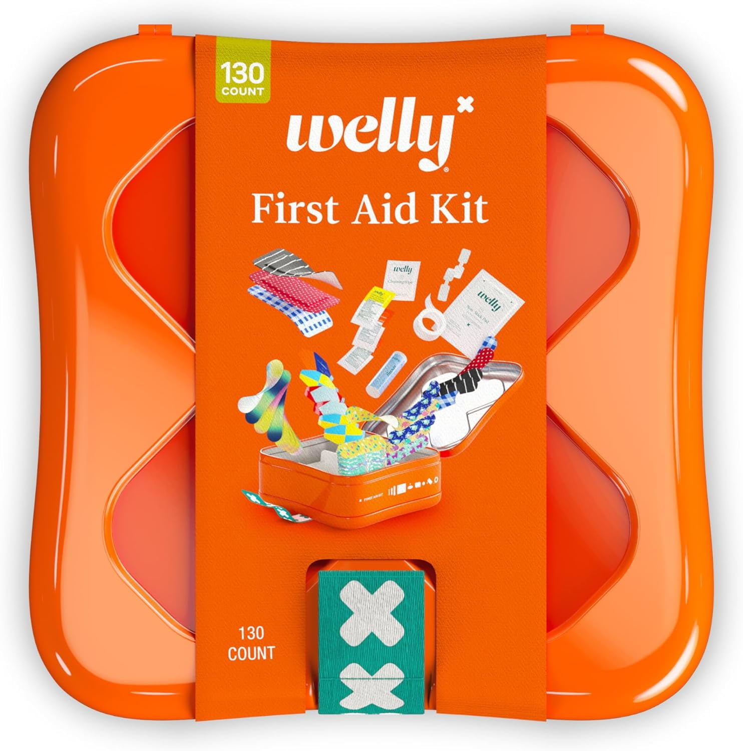 Welly First Aid Kit Adhesive Flexible Fabric and Waterproof Bandages