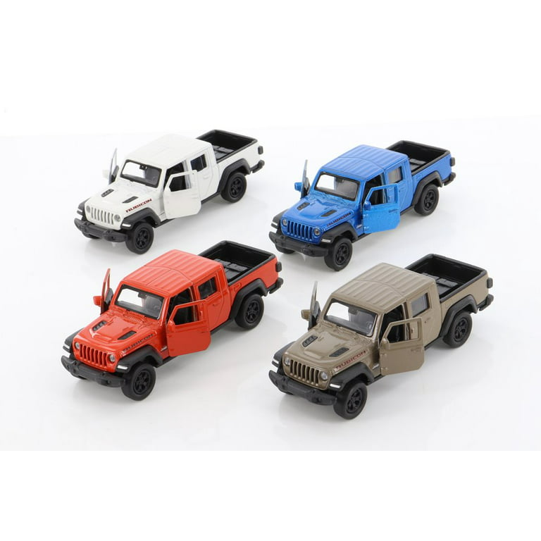 Welly Jeep Gladiator Pickup Truck Diecast Car Set - Box of 12 1/34 Scale Diecast  Model Cars, Assorted Colors 