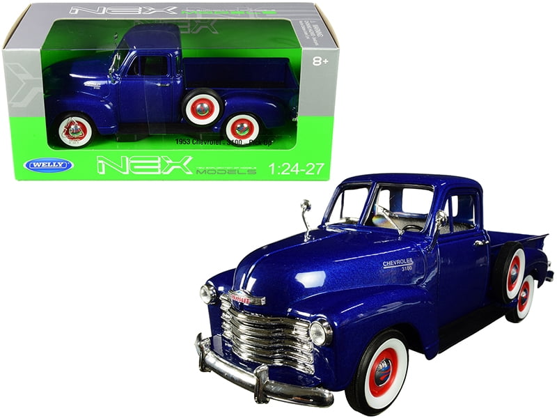 1953 Chevrolet 3100 Pickup Truck Blue 1 24-1 27 Diecast Model Car