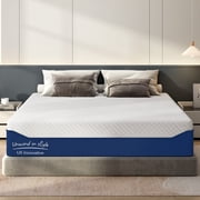 Wellynap 10 Queen Size with 3 Foam Layers, Gel-Infused Memory Foam Bed Mattress with Green Tea Scent,High-Quality Mattress for All Sleepers & Body Alignment,Medium Firm