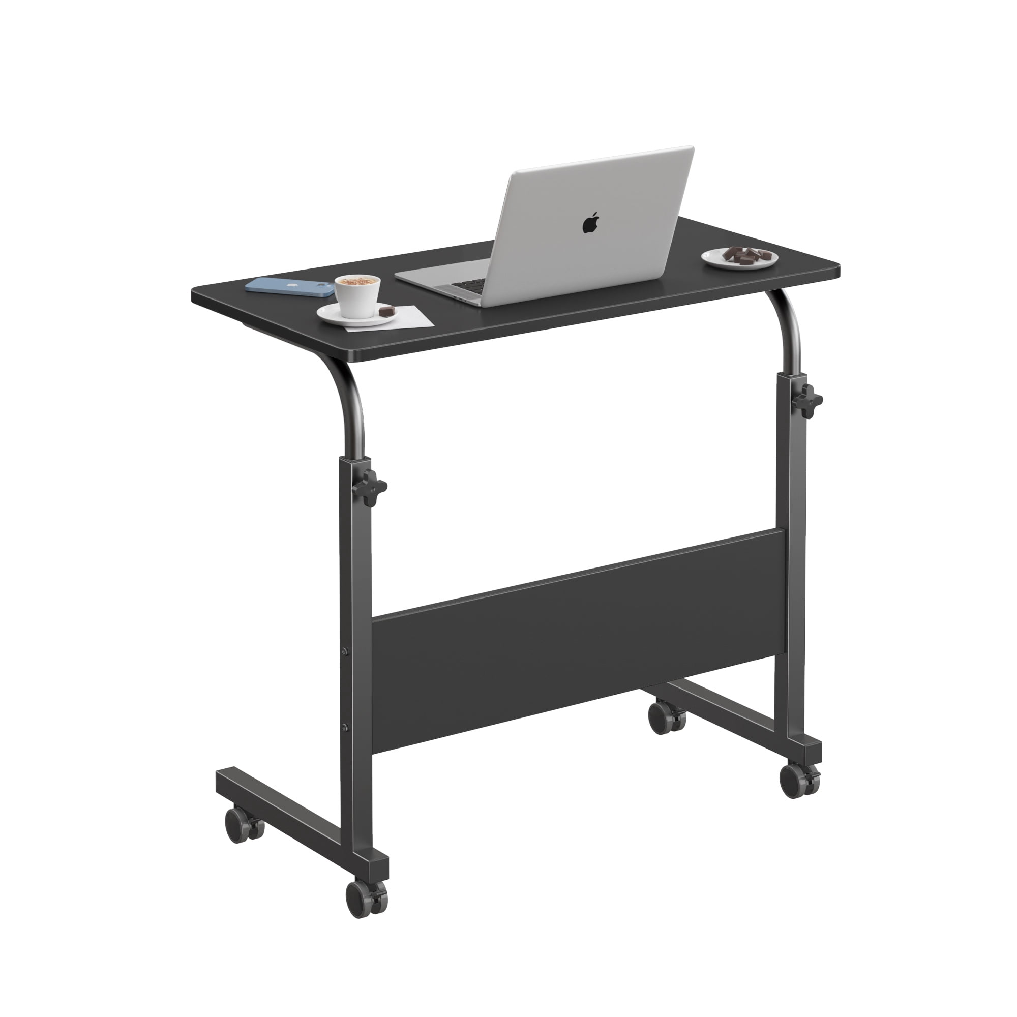 Wellynap 31.5"L Mobile Side Table, Height Adjustable Laptop Computer ...