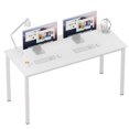 thumbnail image 1 of Wellynap Computer Desk, 63" Multi-Fuctional Desk, Home Office Workstation - White, 1 of 6