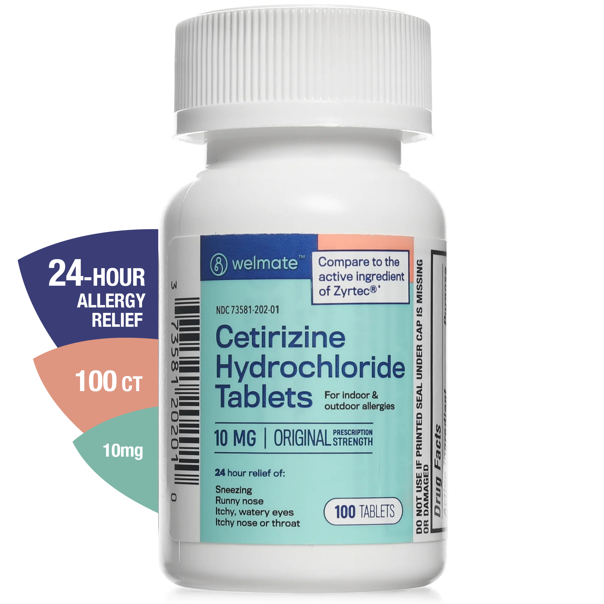 Equate Diphenhydramine Allergy Relief Capsules, 25 mg, 24 Count