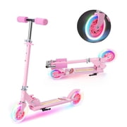 Welmotive Scooter for Kids Ages 3-8 – Kick Kids Scooters for Boys & Girls Light up Wheels Portable Lightweight Folding Design with Reducing System and Adjustabl