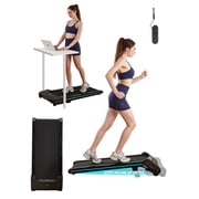 Welmotive Treadmill with Auto Incline Walking Pad Underdesk for Home Office Potable Compact Running Machine Jogging Caminadora para Casa Up to 13% 6 Levels with Remote Control Indoor Fitness Black