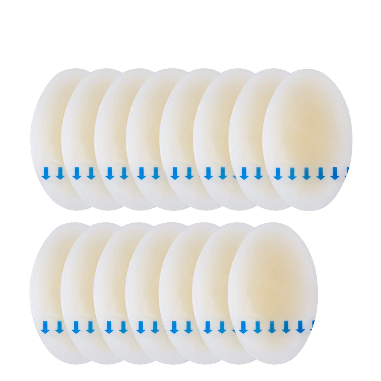 Welnove Blister Pads, Heel Bandages for Blisters, Oval Blister Gel