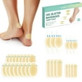 thumbnail image 1 of Welnove Gel Blister Bandages for Feet - 30ct Blister Cushion for Heel, Toe - Water-Resistant Hydrocolloid Bandages, 1 of 9