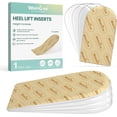 thumbnail image 1 of Welnove Heel Lift Inserts, 4 Layers Adjustable Orthopedic Shoe Lifts for Leg Length Discrepancy, Heel Pain & Heel Spur – Gel Heel Wedge Pads (Size L), 1 of 7