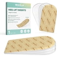 thumbnail image 1 of Welnove Heel Lift Inserts for Women Shoes - Adjustable Orthopedic Shoe Lifts- Gel Heel Inserts - Heel Wedge Pads (Size S), 1 of 6
