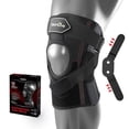 thumbnail image 1 of Welnove Professional Hinged Knee Brace, Adjustable Dual Hinges with Side Stabilizers & Open Patella Design, Joint Support for Arthritis, Meniscus, ACL, PCL (L), 1 of 7