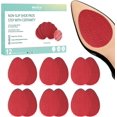 thumbnail image 1 of Welnove Shoe Sole Protectors Anti-Slip, Self-Adhesive Grips For Leather Shoes, High Heels, Noise Reduction, 12 Pcs, Red, 1 of 7