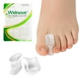thumbnail image 1 of Welnove Silicone Gel Toe Separators for Bunion Relief - 8 Pack Toe Spacers for Overlapping Toes - Reusable Bunion Corrector, 1 of 8