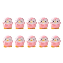 Weloille 10Pcs Miniature Penguin Figurines Penguin Model Toys Resin Penguin Penguin Figure for Micro Decor