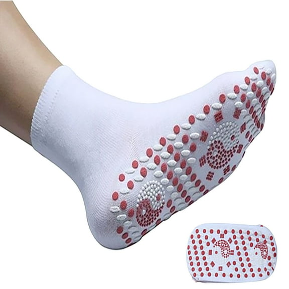 Weloille 1Pair Self Heating Socks, Heated Socks for Men Women, Heated Socks for Skiing Camping Cycling Hunting Fishing Outdoor Warm Winter